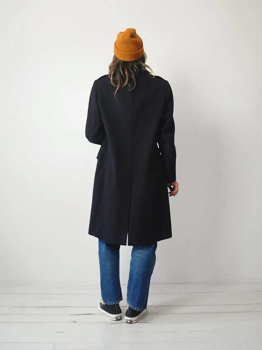 1980's Fletcher Wool Peacoat