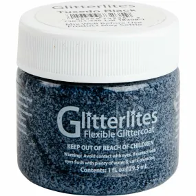 Angelus Glitterlite Acrylic Paint Tuxedo Black Paint 29Ml