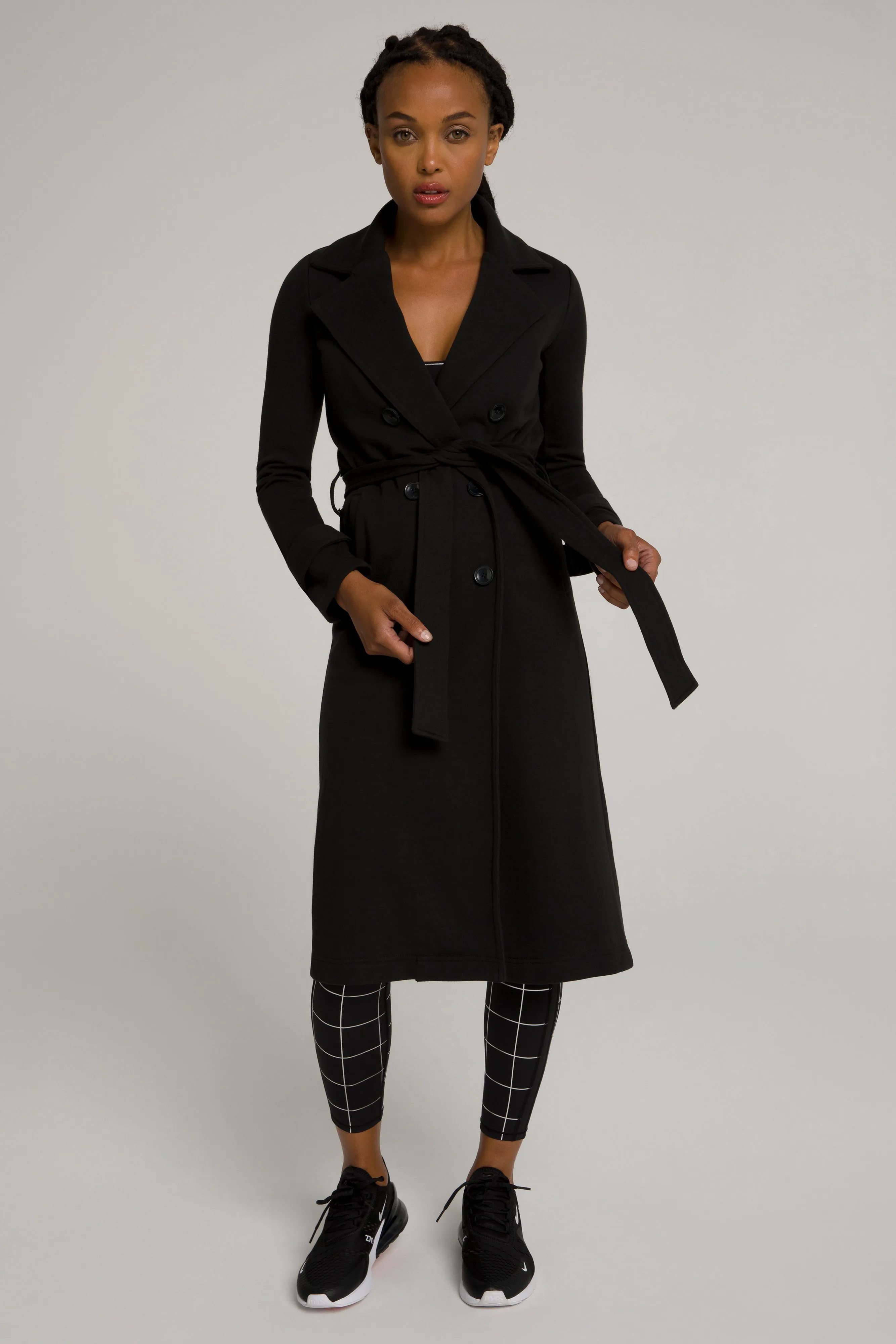 ATHLUXURY TRENCH | BLACK001