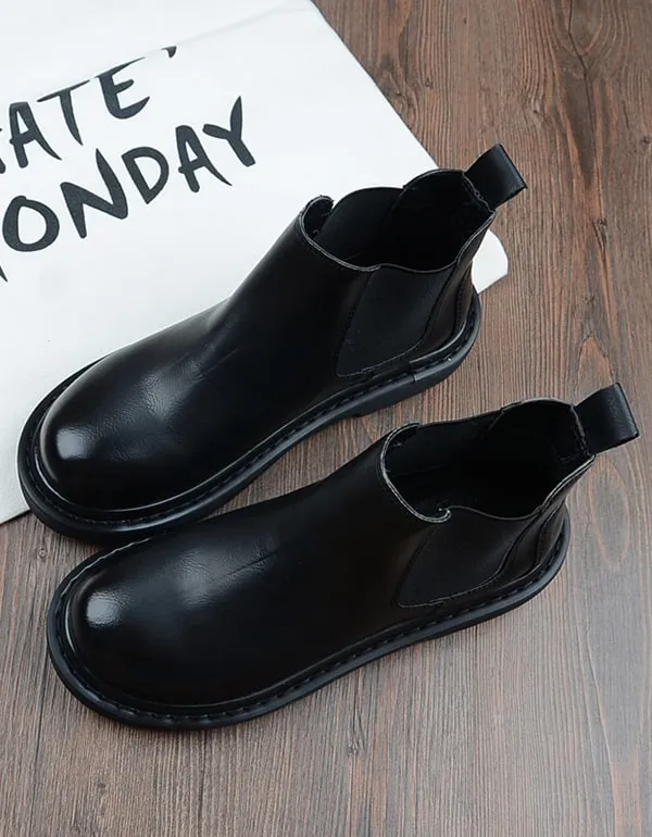 Autumn Winter Chelsea Boots Thick-soled