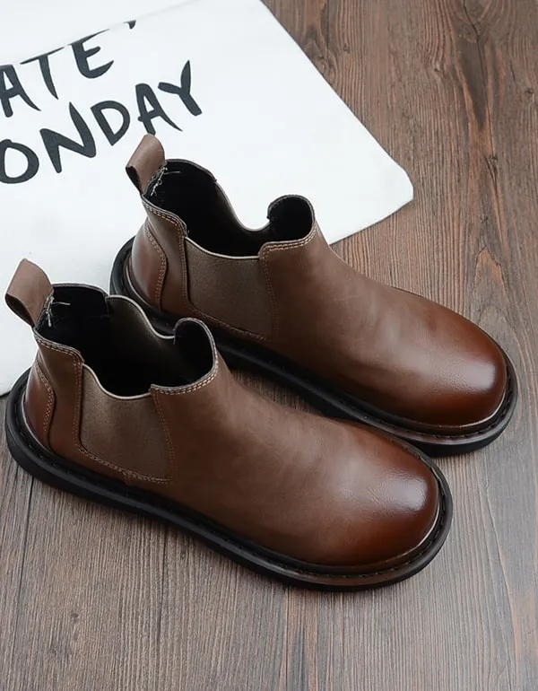 Autumn Winter Chelsea Boots Thick-soled