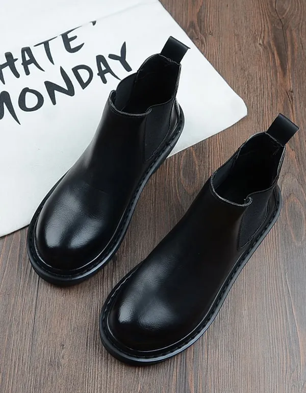 Autumn Winter Chelsea Boots Thick-soled