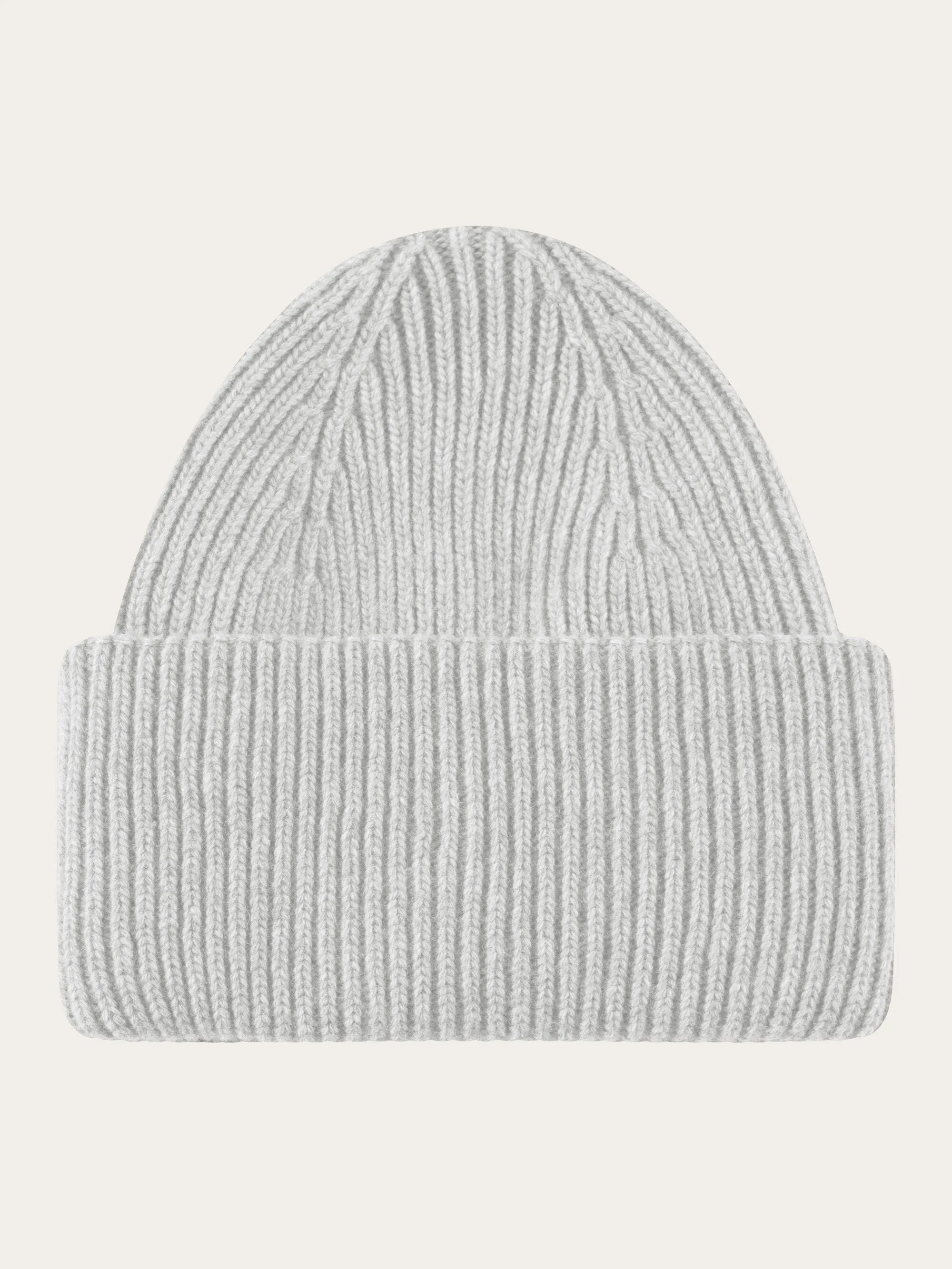 Big rib beanie - Grey Melange