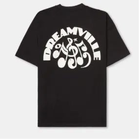 Black Music Note Tee