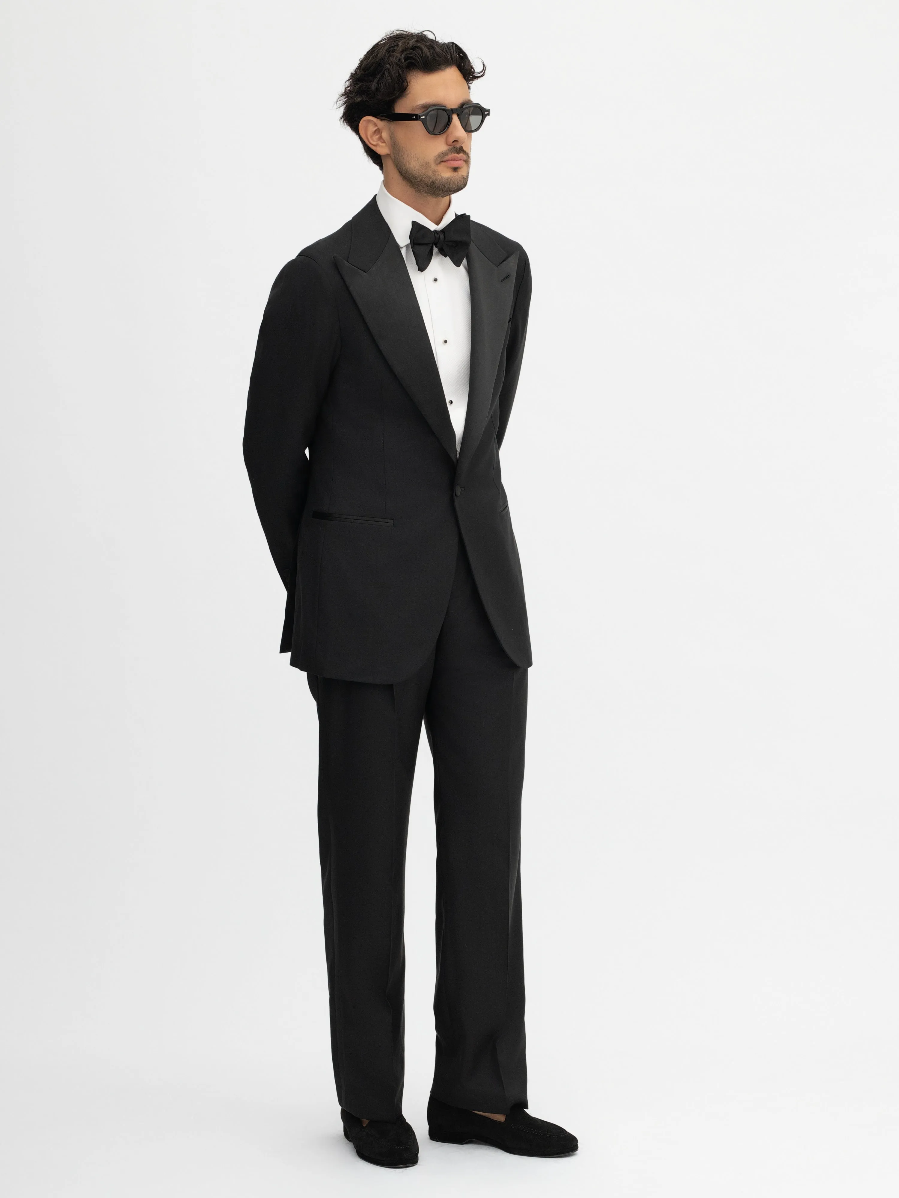 Black S130 Wool Tuxedo (SB)