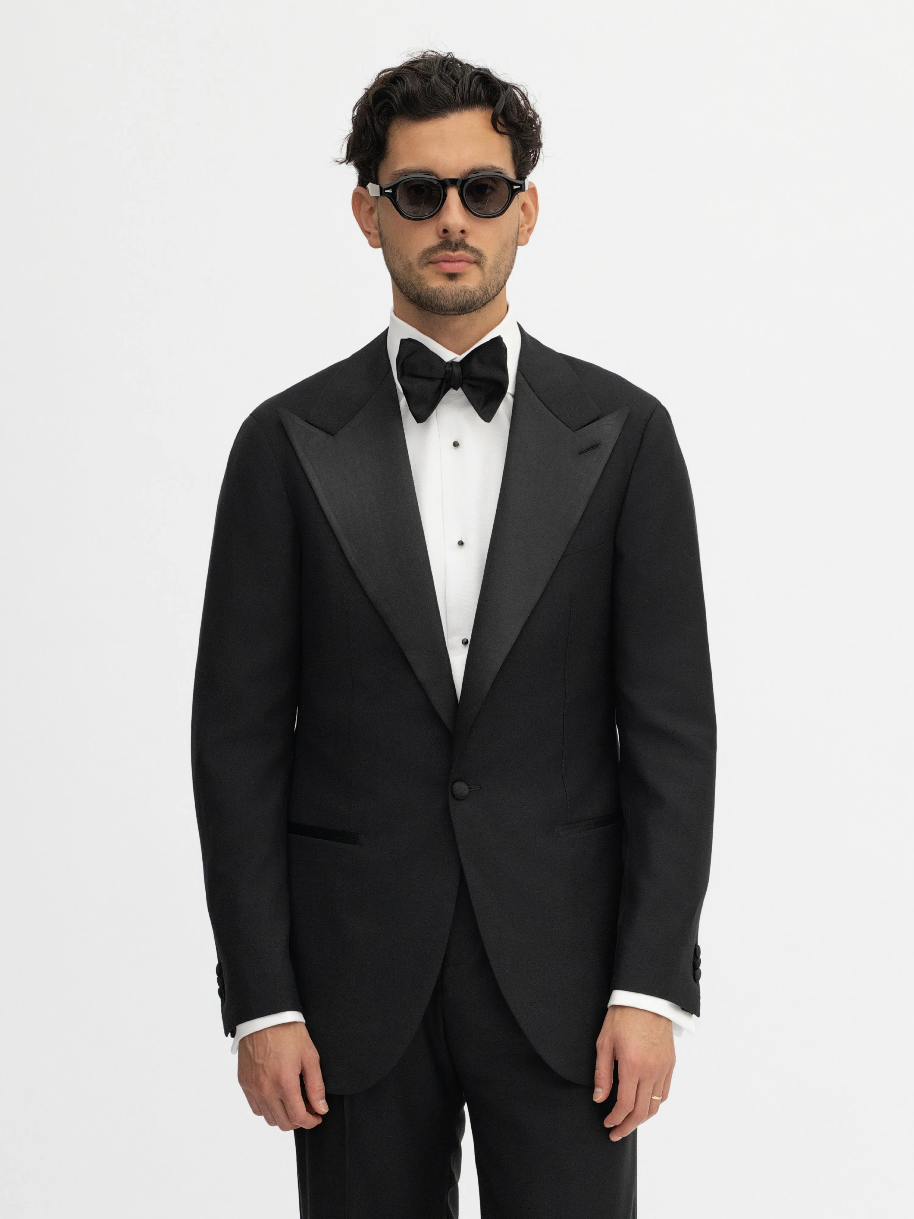 Black S130 Wool Tuxedo (SB)