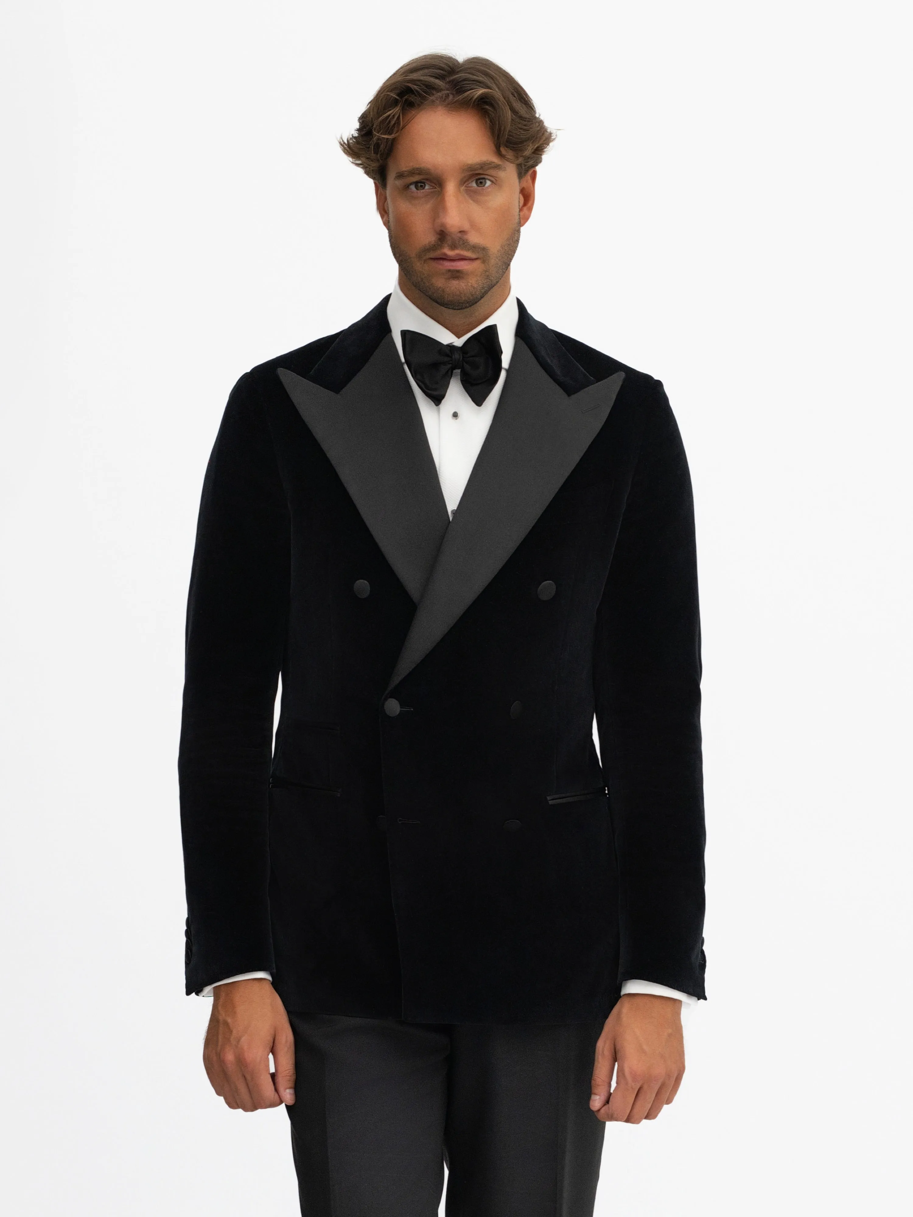 Black Velvet Tuxedo Jacket