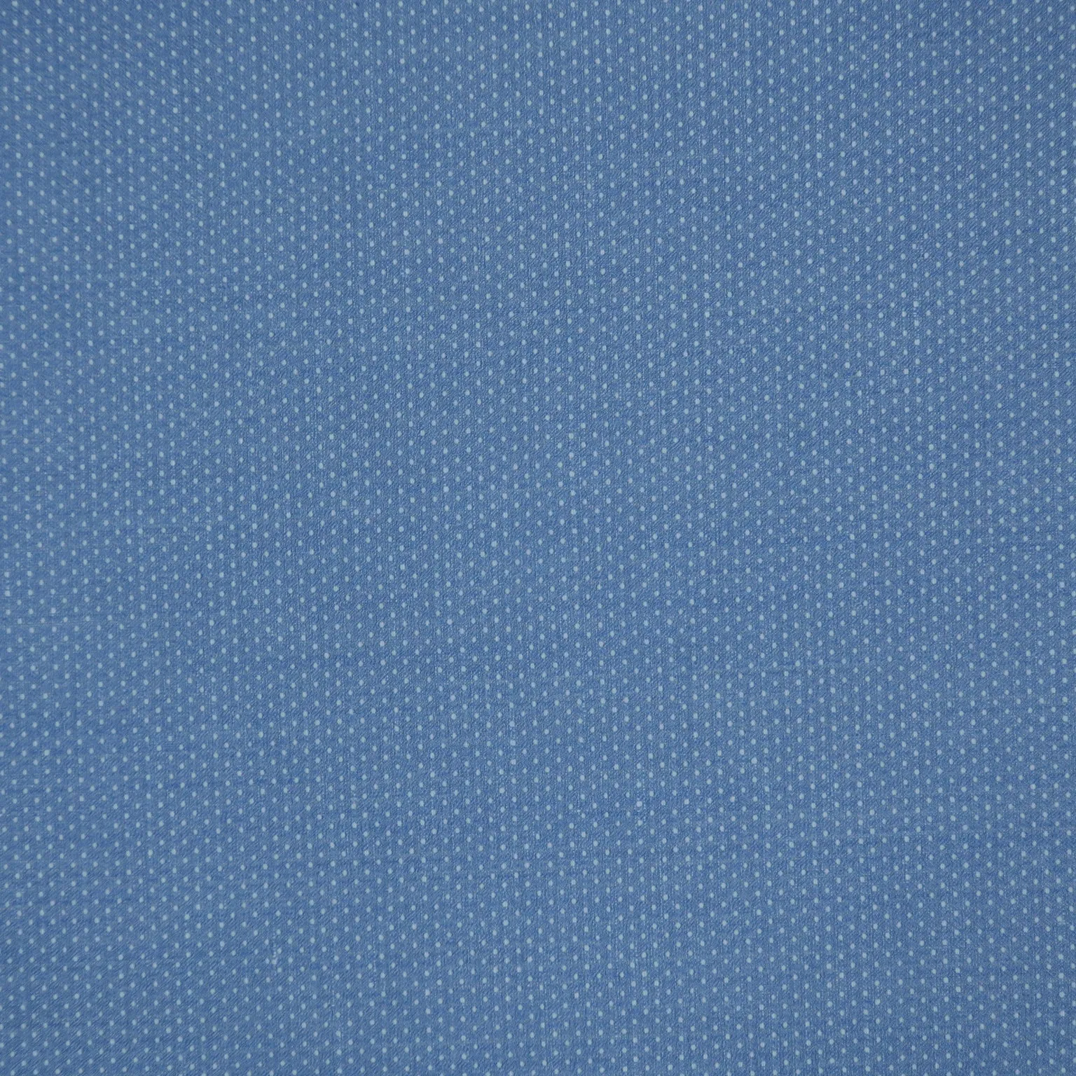 Blue Double Faced Textured Nerano Super 130's & Lino Ariston Blend Fabric