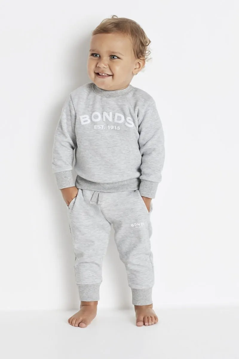 Bonds Tech Sweats Trackie - New Grey Marle