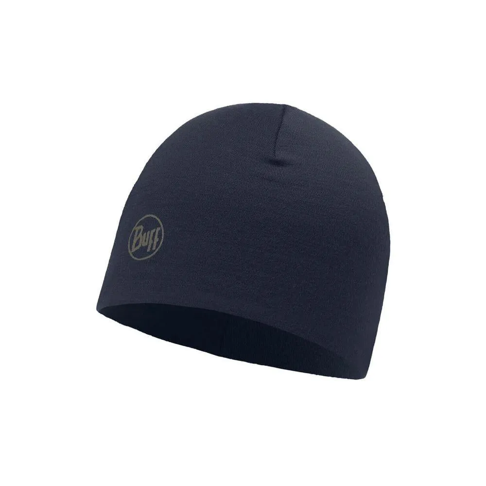 Buff Merino Wool Thermal Hat - Solid Navy