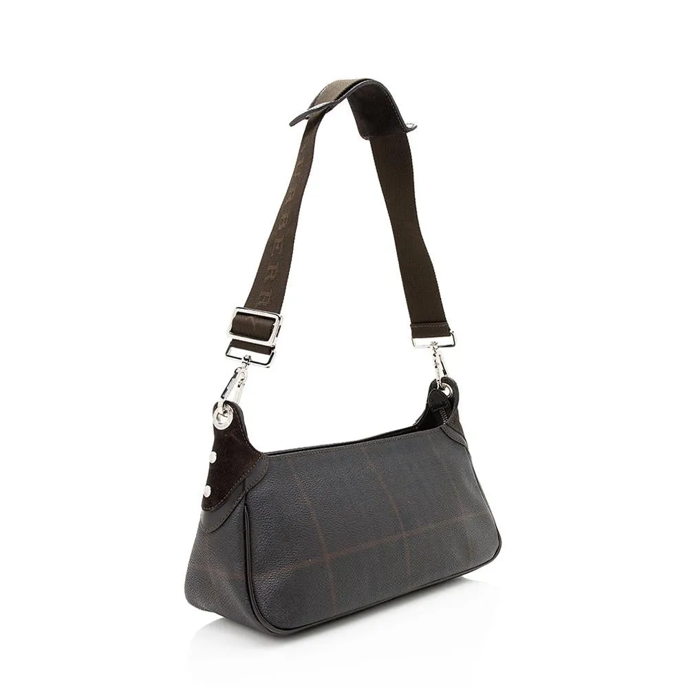 Burberry Check Small Shoulder Bag (SHF-12640)