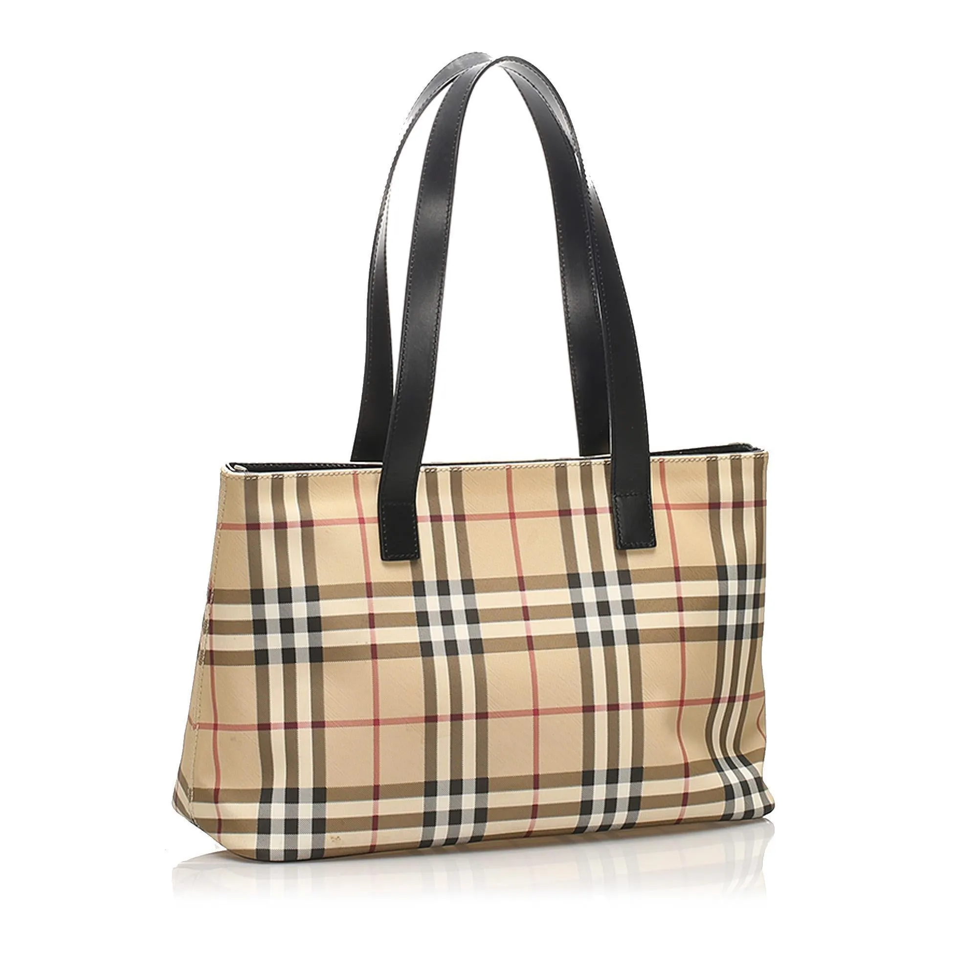 Burberry House Check Canvas Shoulder Bag (SHG-11703)