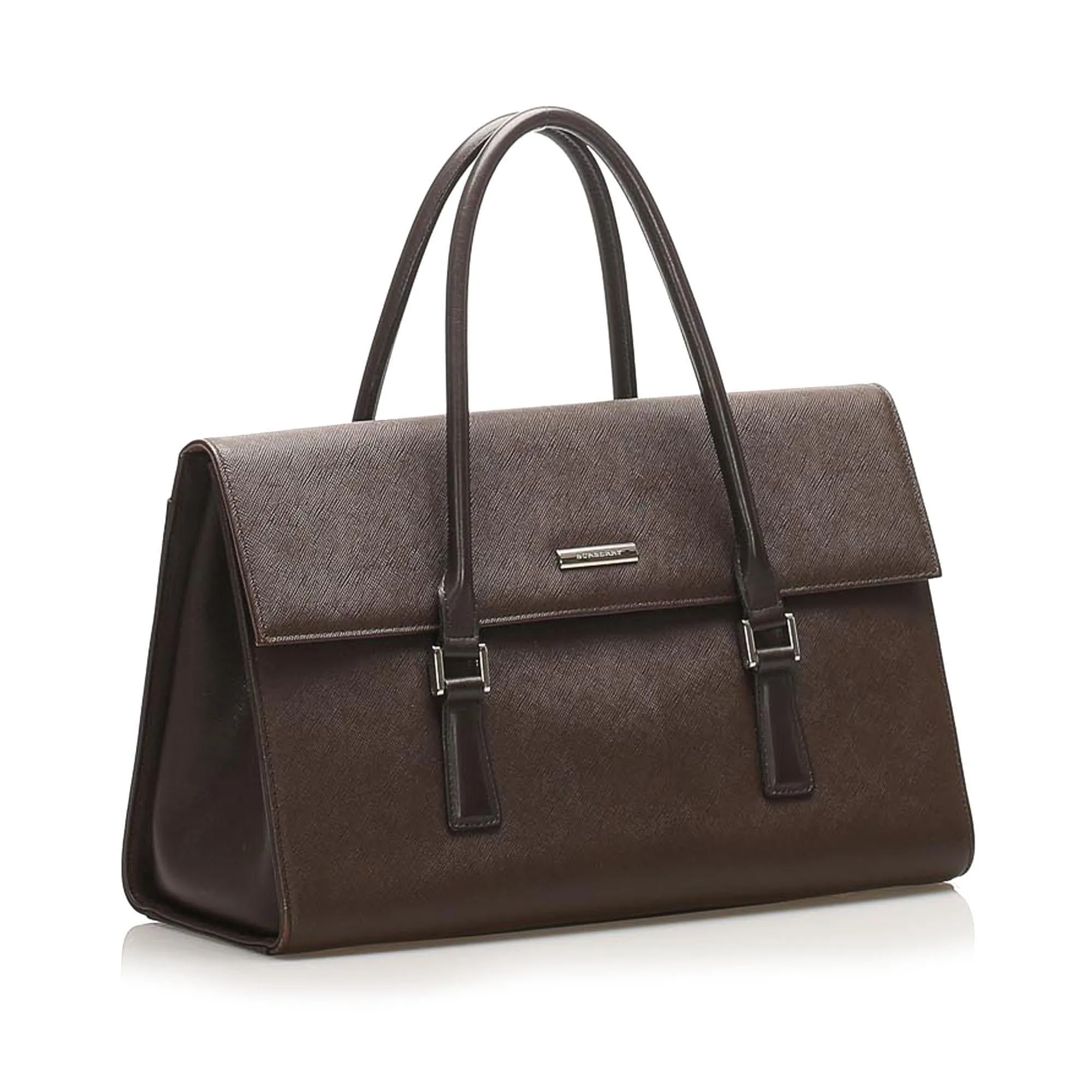 Burberry Leather Handbag (SHG-11714)