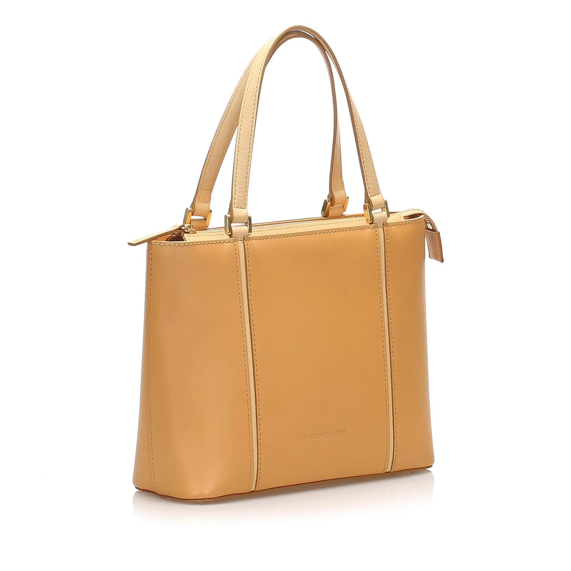 Burberry Leather Handbag (SHG-12140)