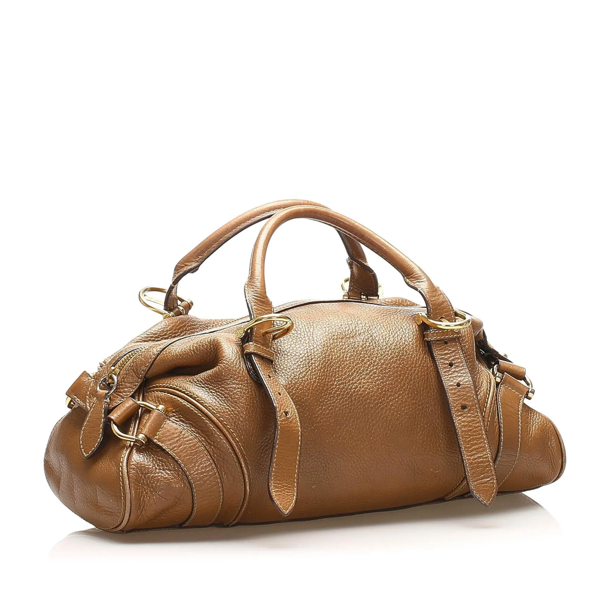 Burberry Leather Handbag (SHG-15092)