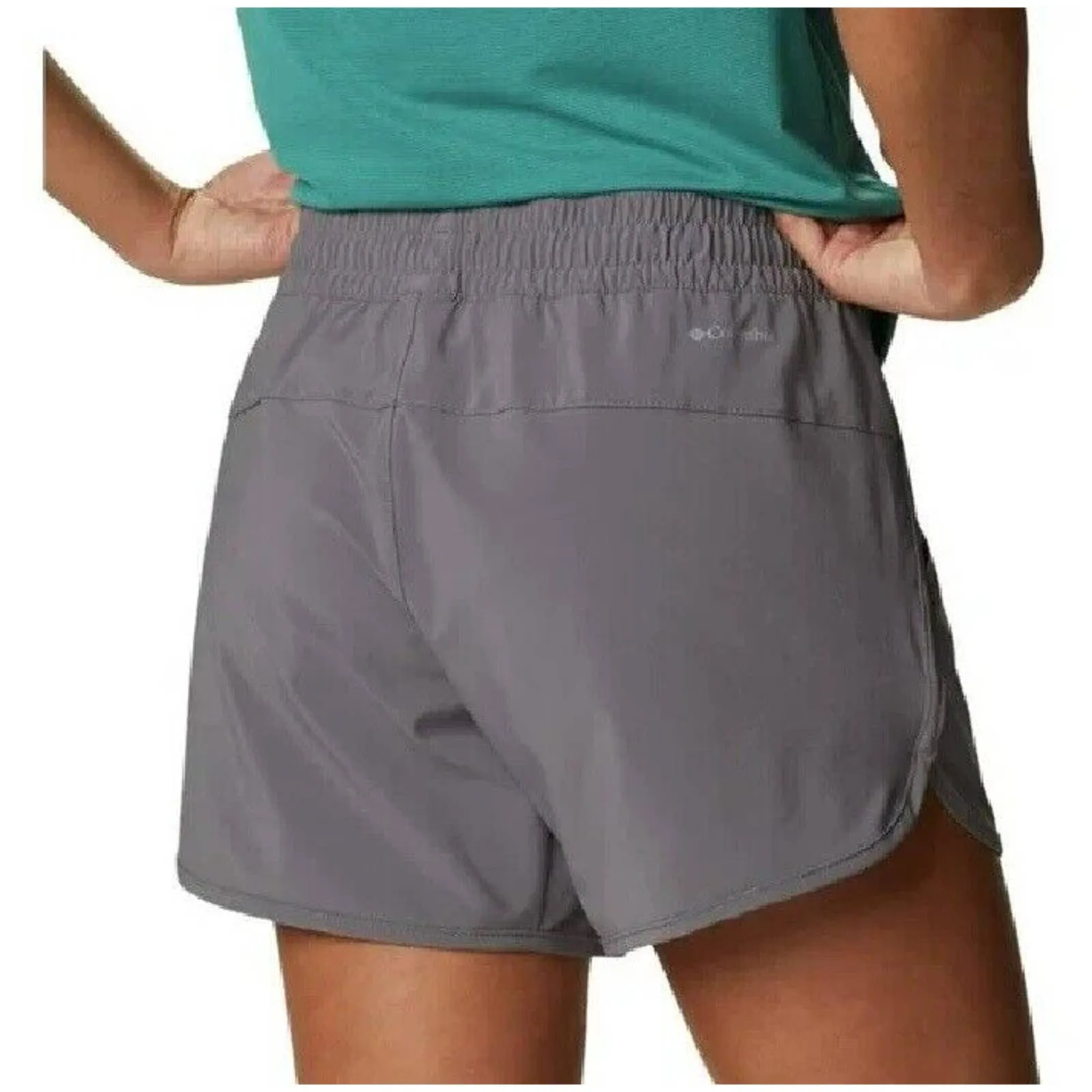 Columbia Women's Plus Size Bogata Bay Stretch Shorts City Gray NWT