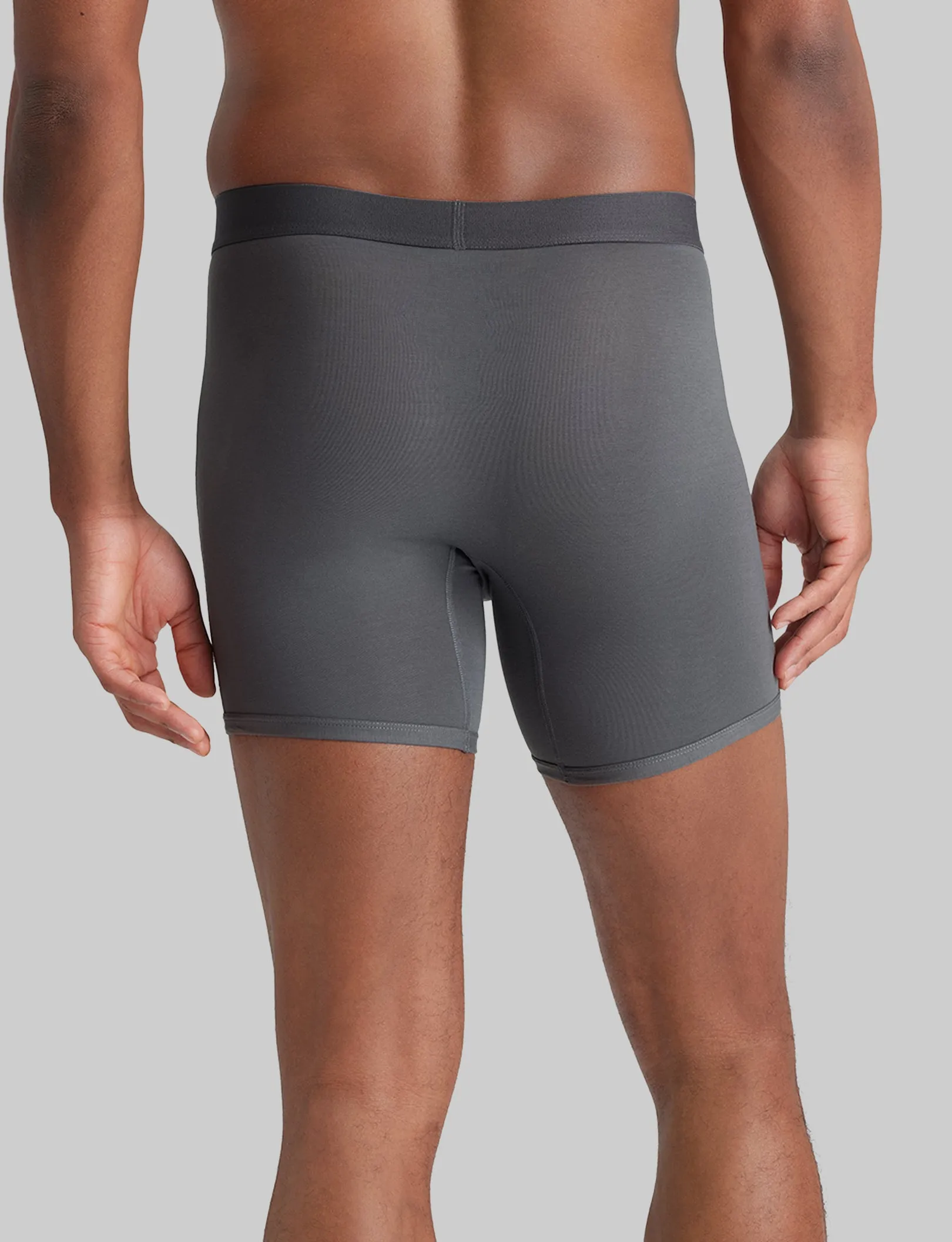 Cool Cotton Mid-Length Boxer Brief 6" (3-Pack)