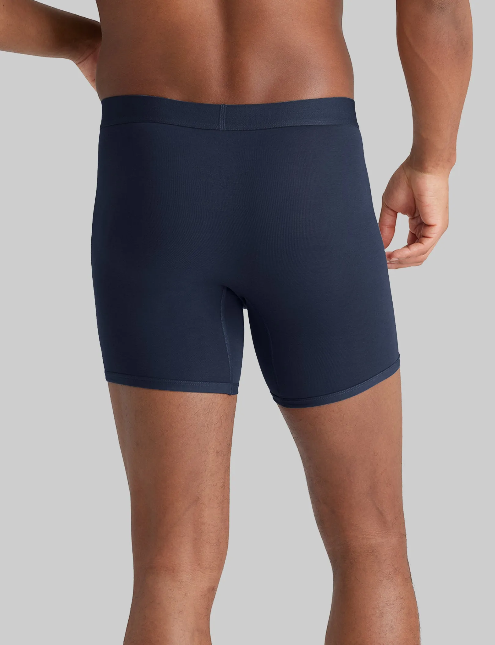 Cool Cotton Mid-Length Boxer Brief 6" (3-Pack)