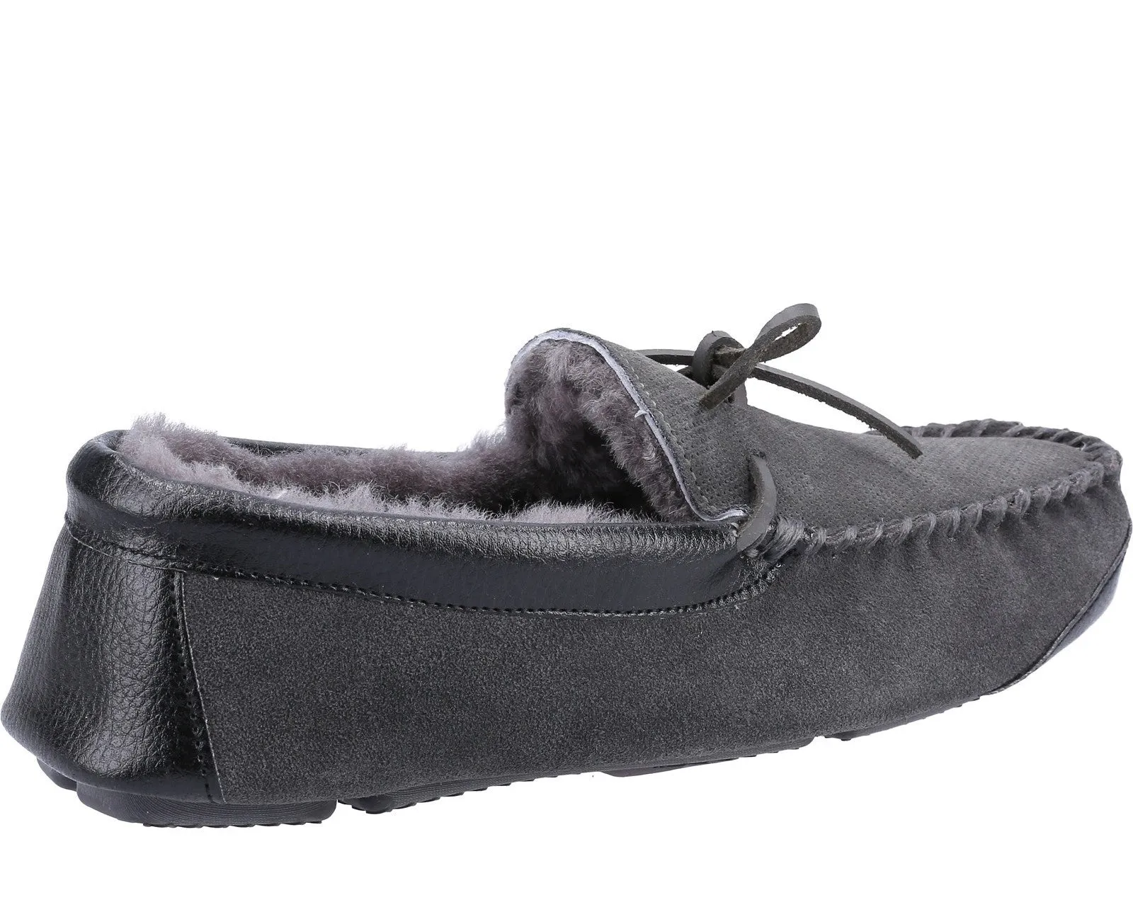 Cotswold Northwood Mens Sheepskin Moccasin Slipper