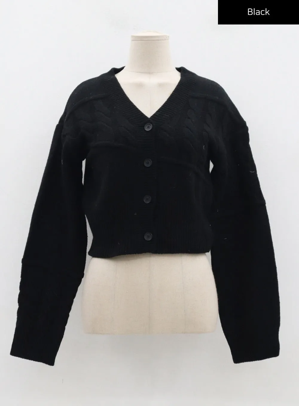 Cropped Knit Cardigan CD15