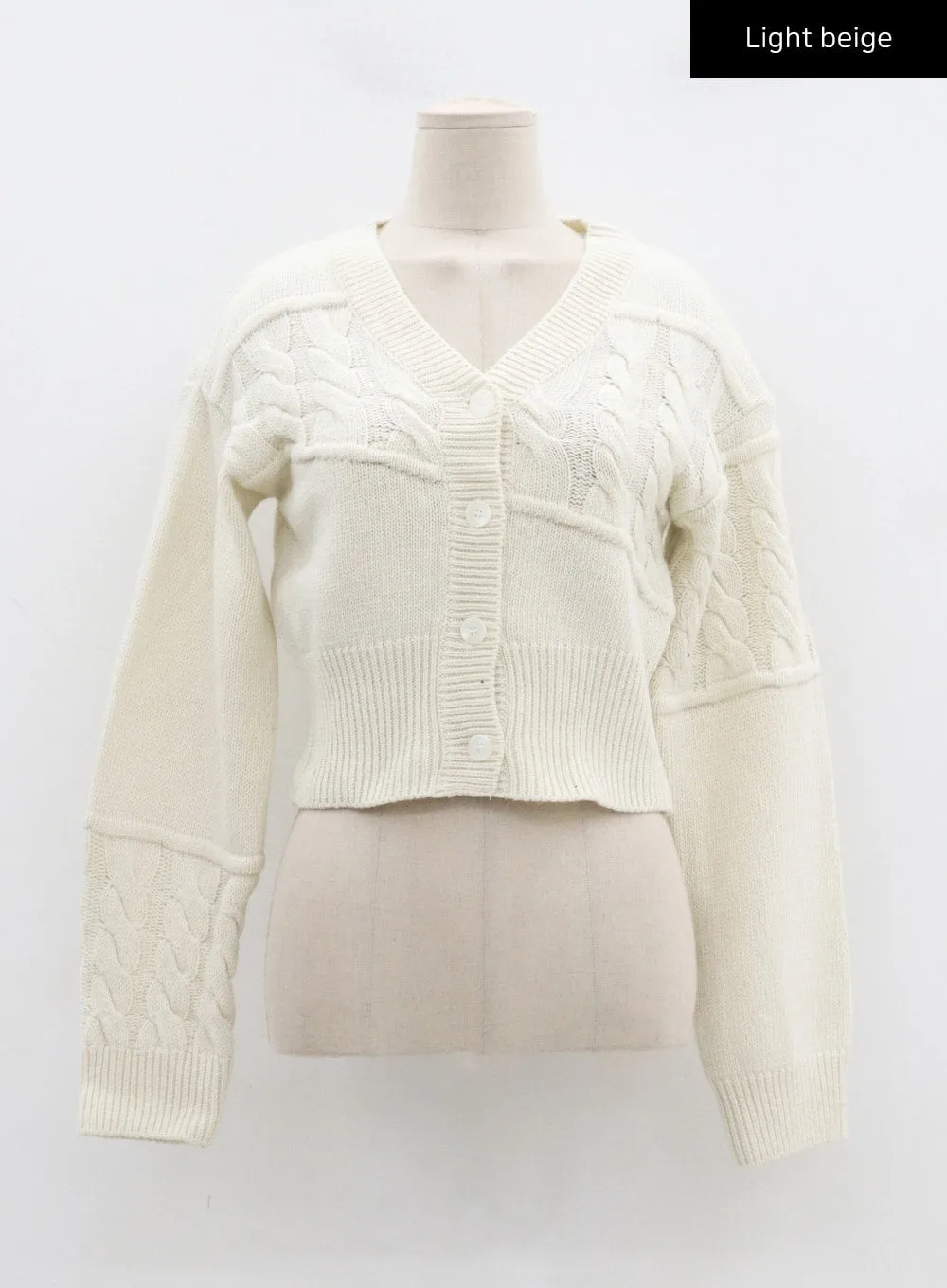 Cropped Knit Cardigan CD15