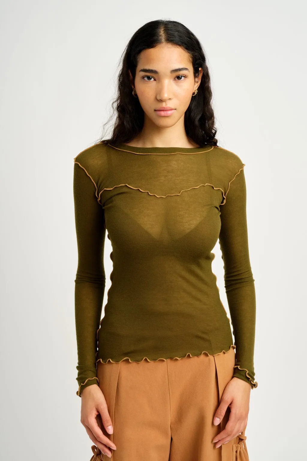 Delia Top Green