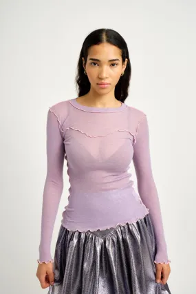 Delia Top Lilac