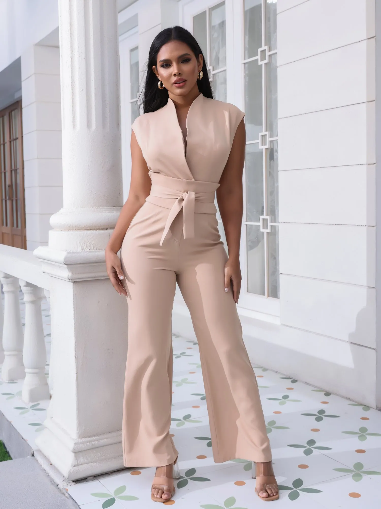 Devine Slim Waist Jumpsuit