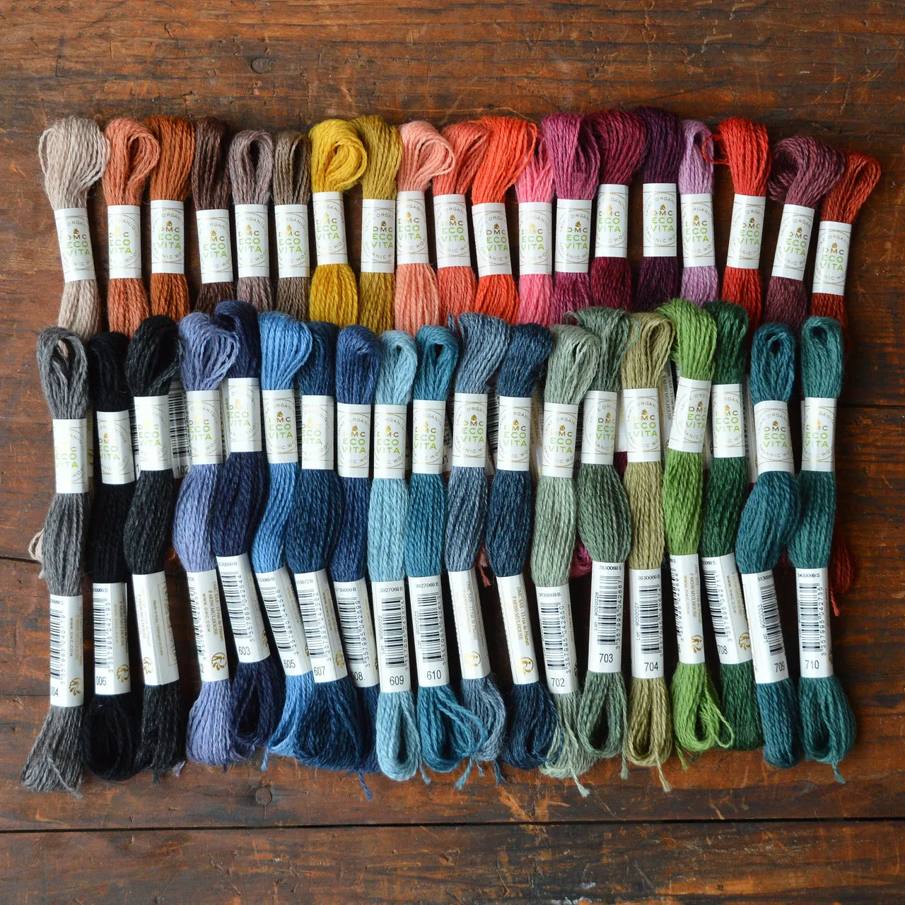 DMC Eco Darning/Mending Wool - 100% Organic Wool Naturally Dyed