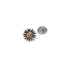 Dual Tone Sun Flower Lapel Pin