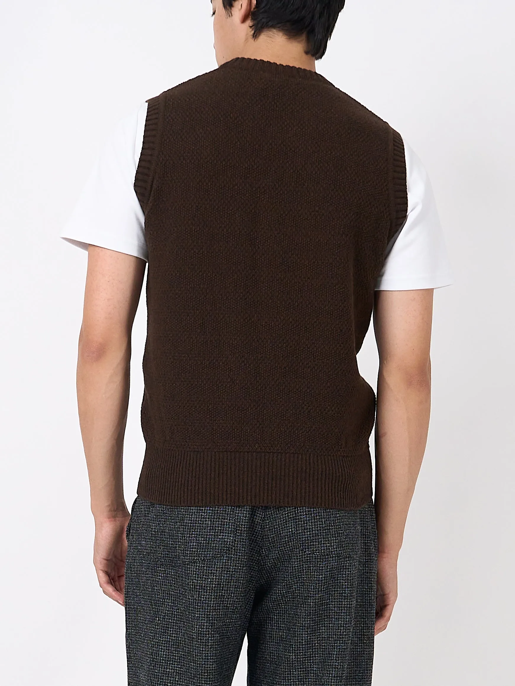 Graves V Neck Vest Bryant Brown