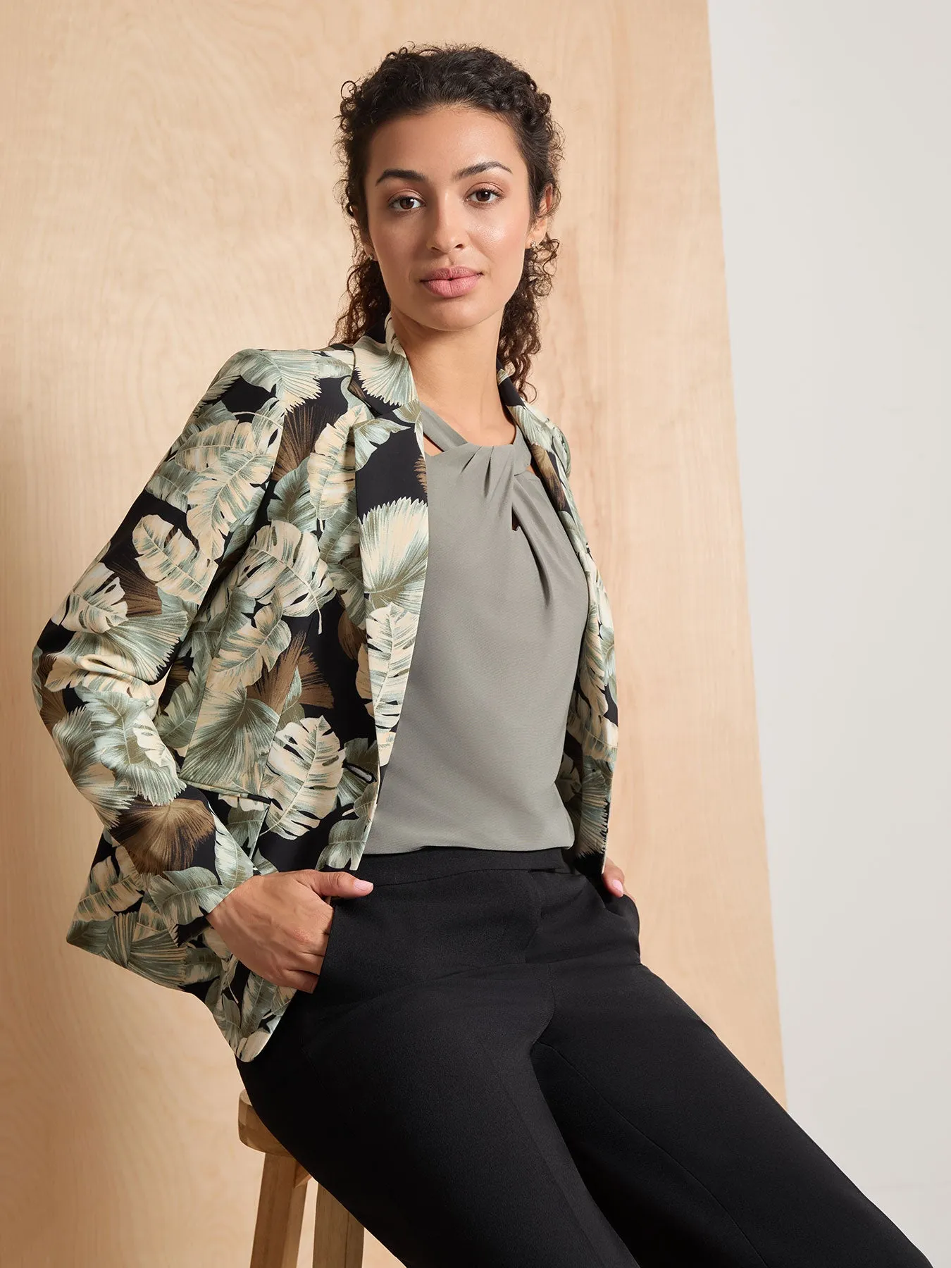 Holly Jacket, Botanical Print