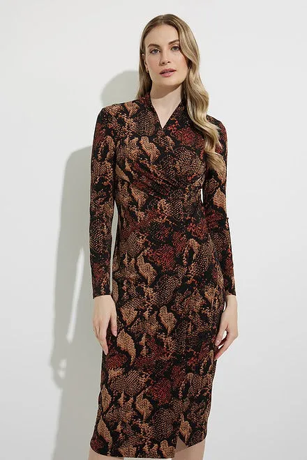 Joseph Ribkoff Printed Wrap Dress