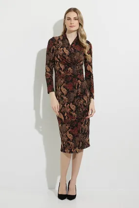 Joseph Ribkoff Printed Wrap Dress