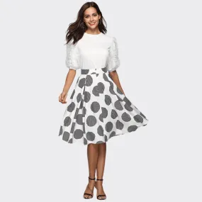 Large Dot Round Skirt