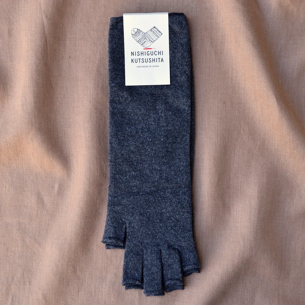 Long Fingerless Gloves in 100% Merino