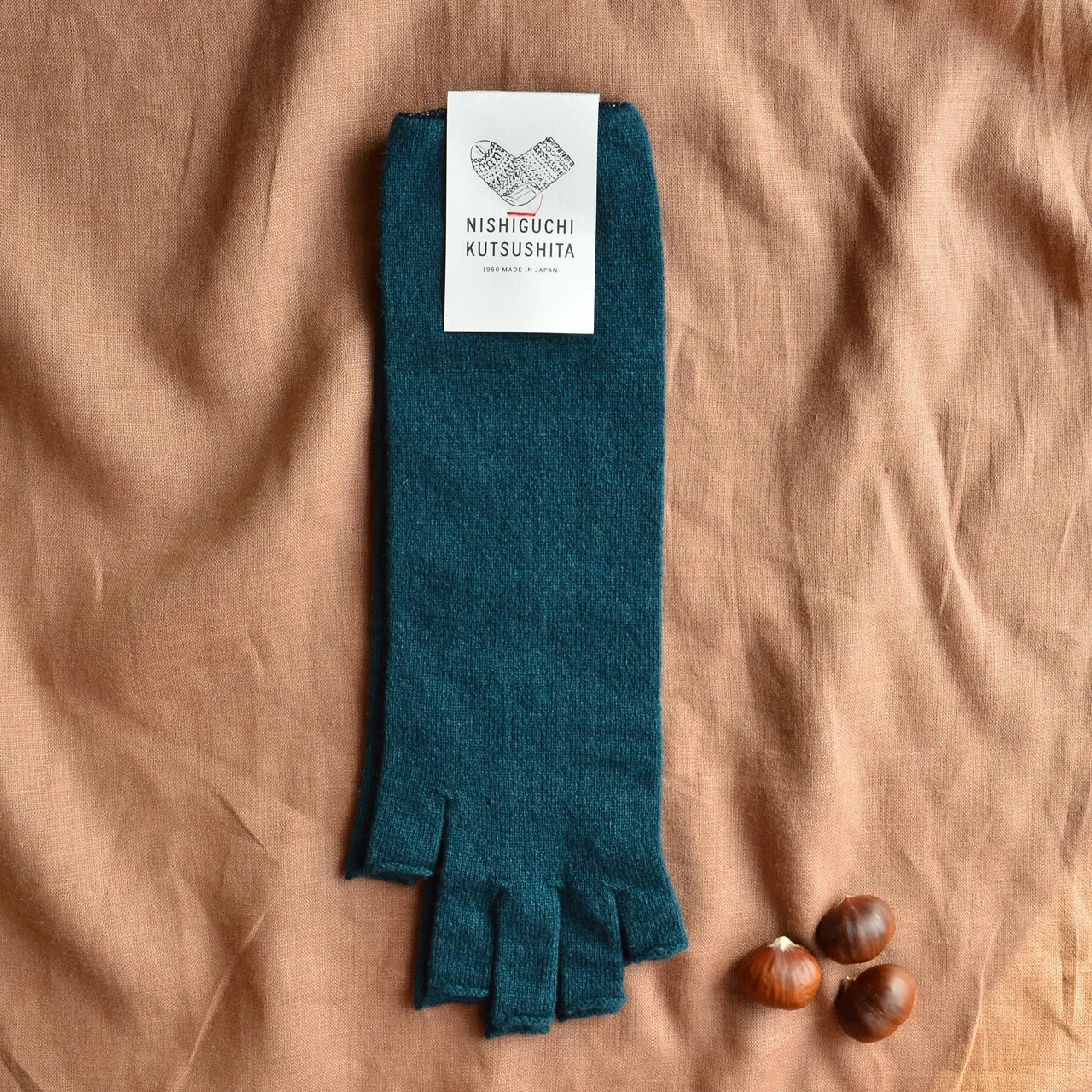 Long Fingerless Gloves in 100% Merino