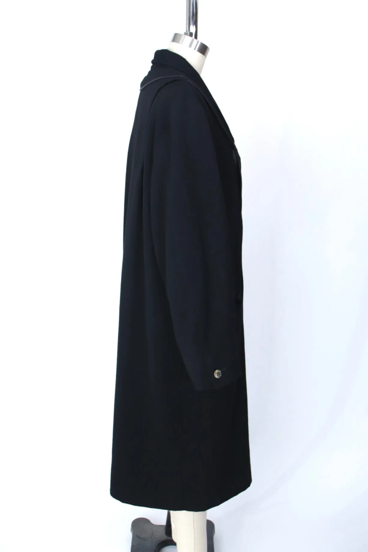 Marithe François Girbaud Wool Layered Lapel Coat