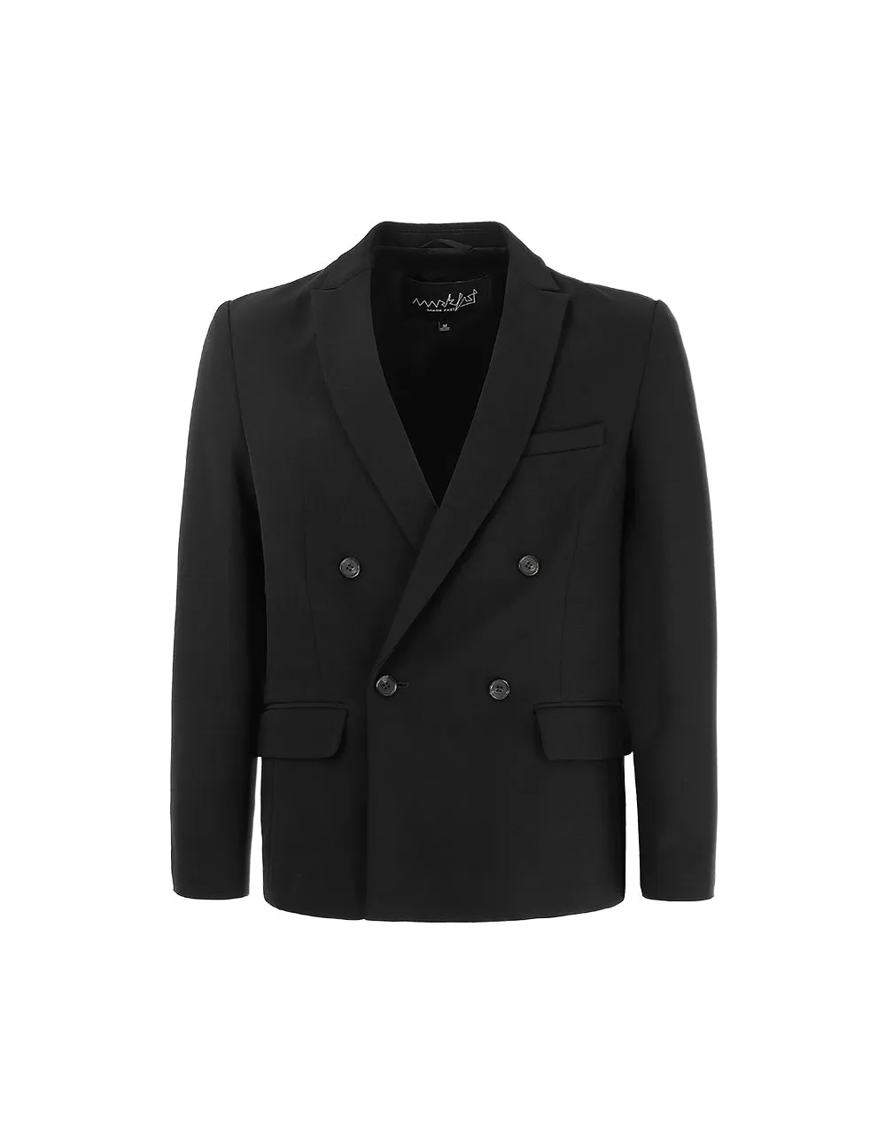 MARK FAST Calvin BLACK Double-Breasted Blazer