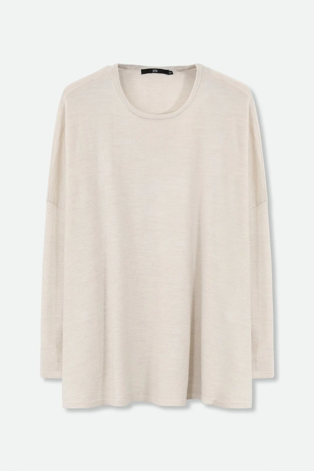 MATTEO OVERSIZED LONG SLEEVE CREW IN FINE ITALIAN MERINO