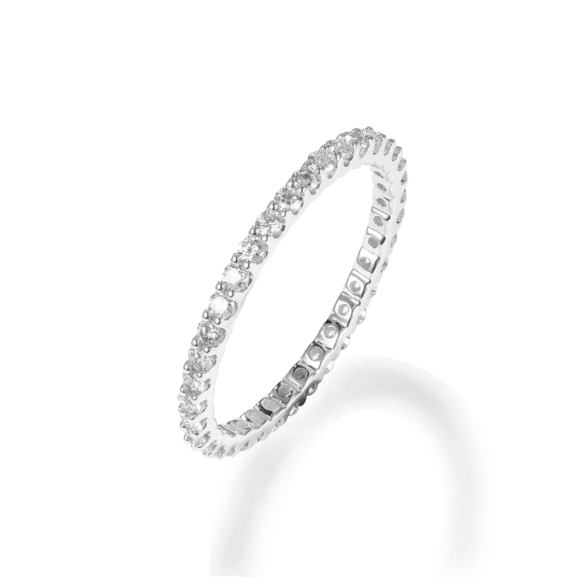 Orchid Gems 0.5ct Diamond Eternity Band