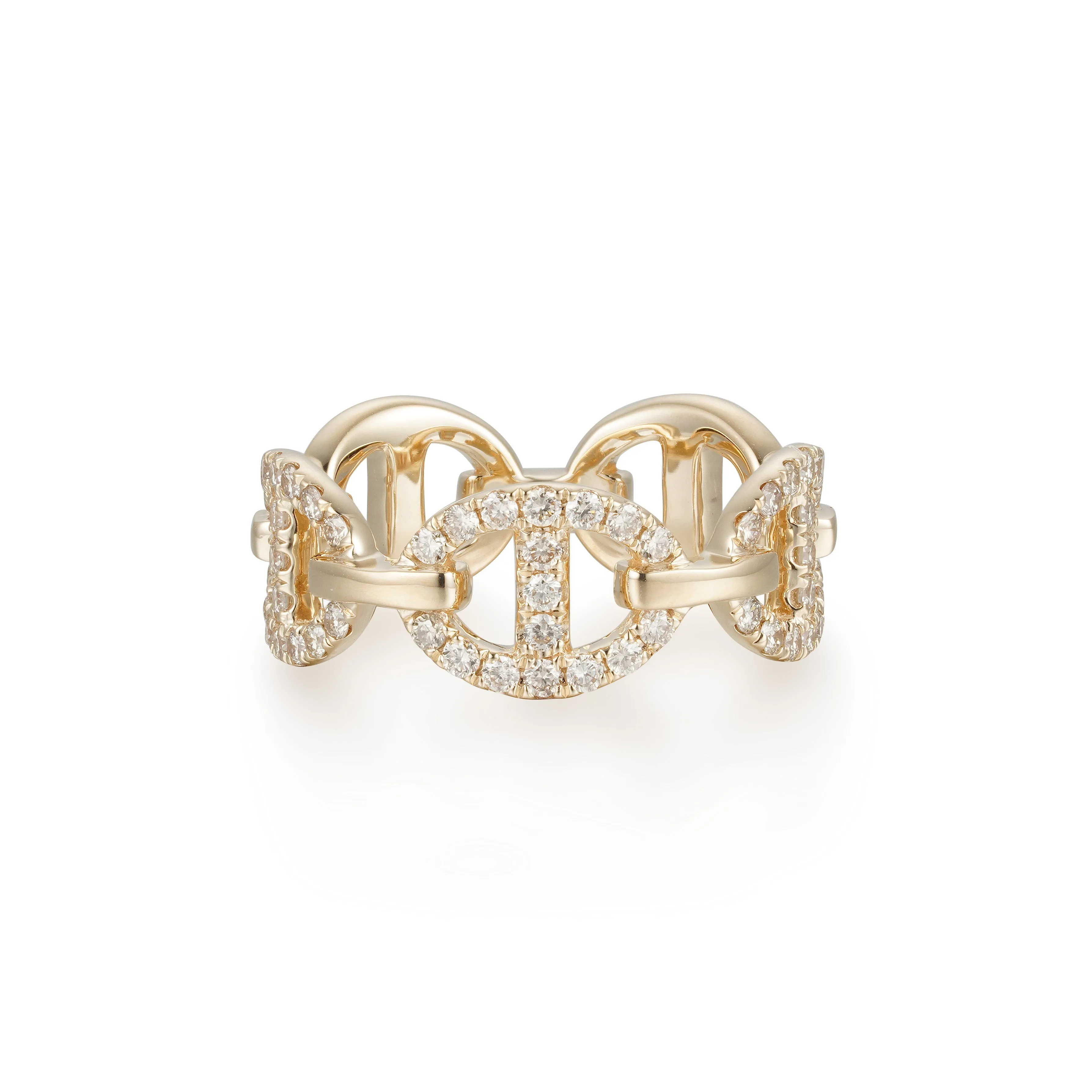 Orchid Gems Anchor Link Eternity Ring