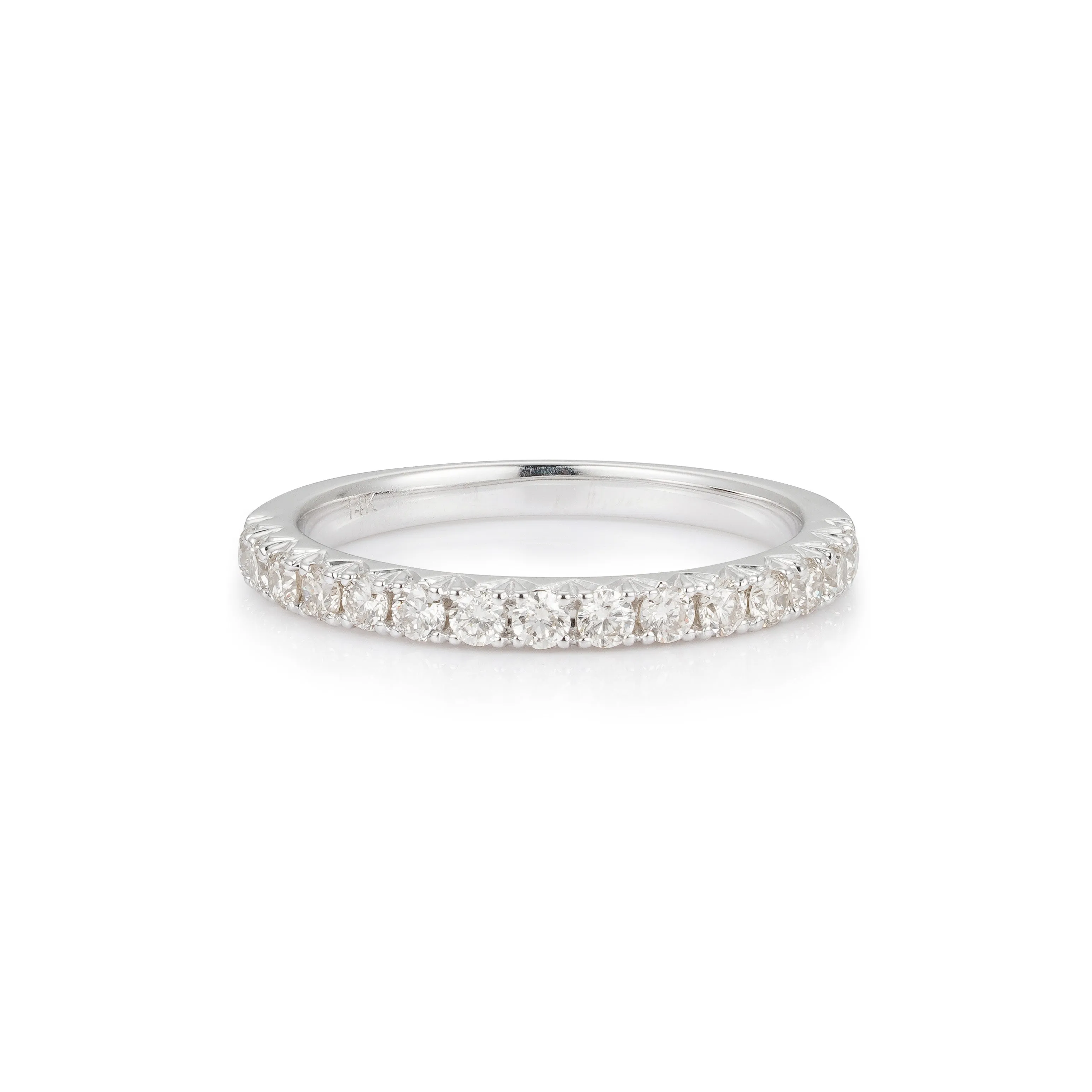 Orchid Gems Radiant Reflections Half Eternity Ring