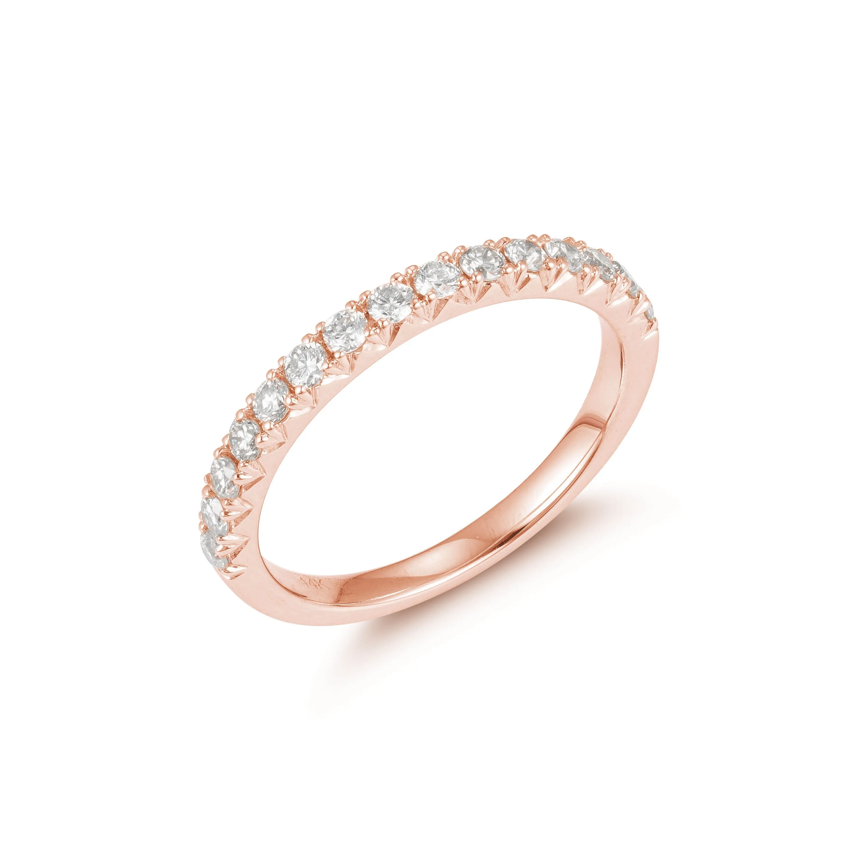 Orchid Gems Radiant Reflections Half Eternity Ring