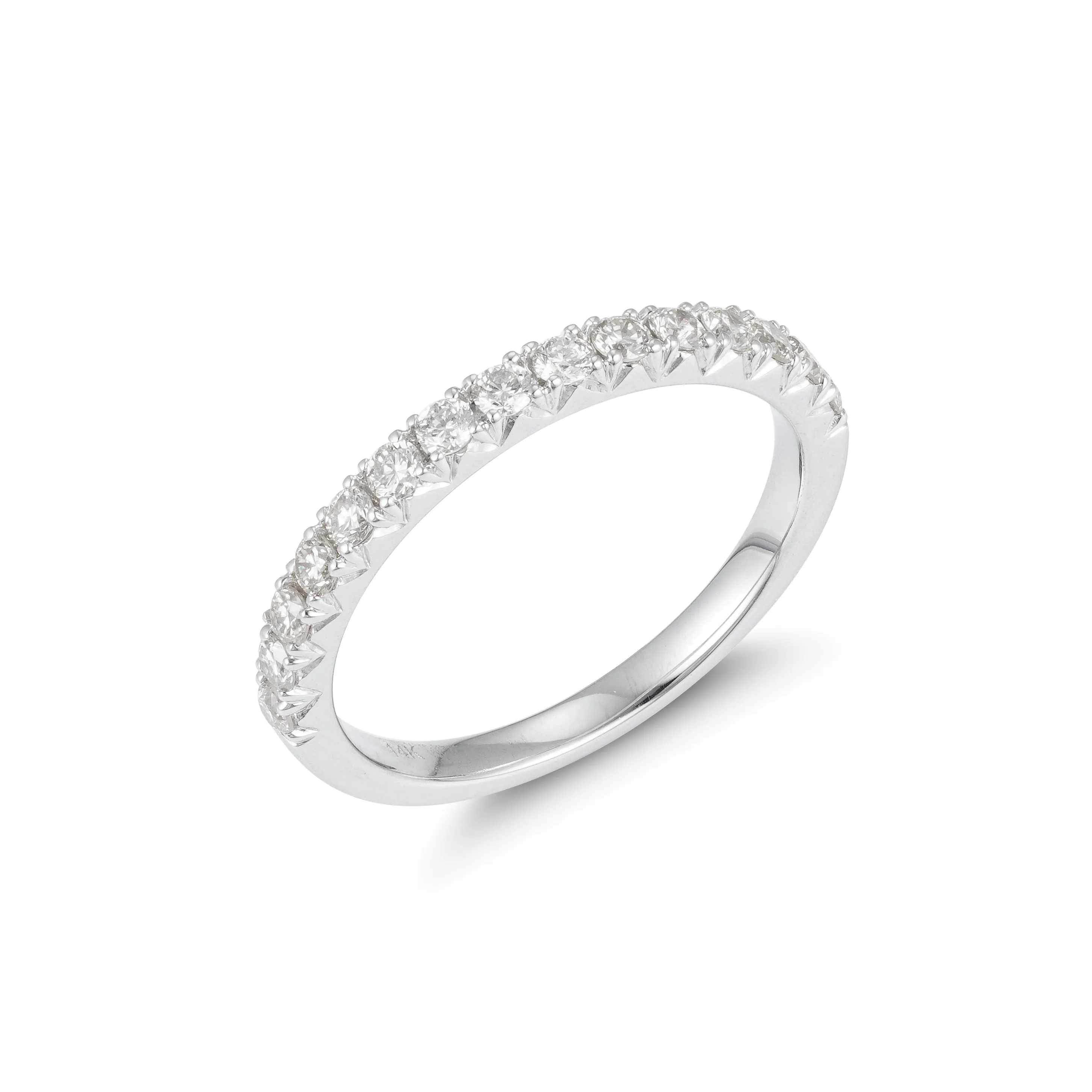 Orchid Gems Radiant Reflections Half Eternity Ring