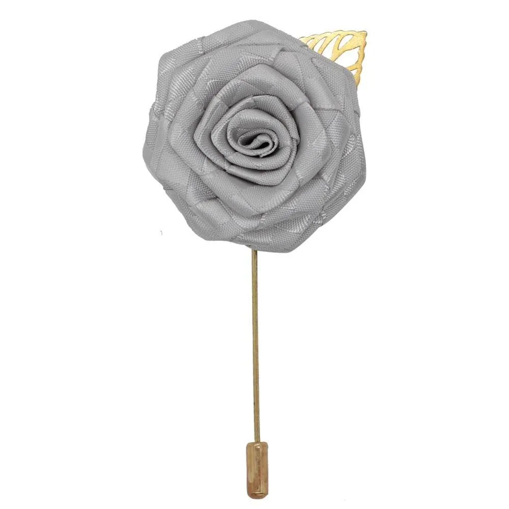 Satin Rose Lapel Pin