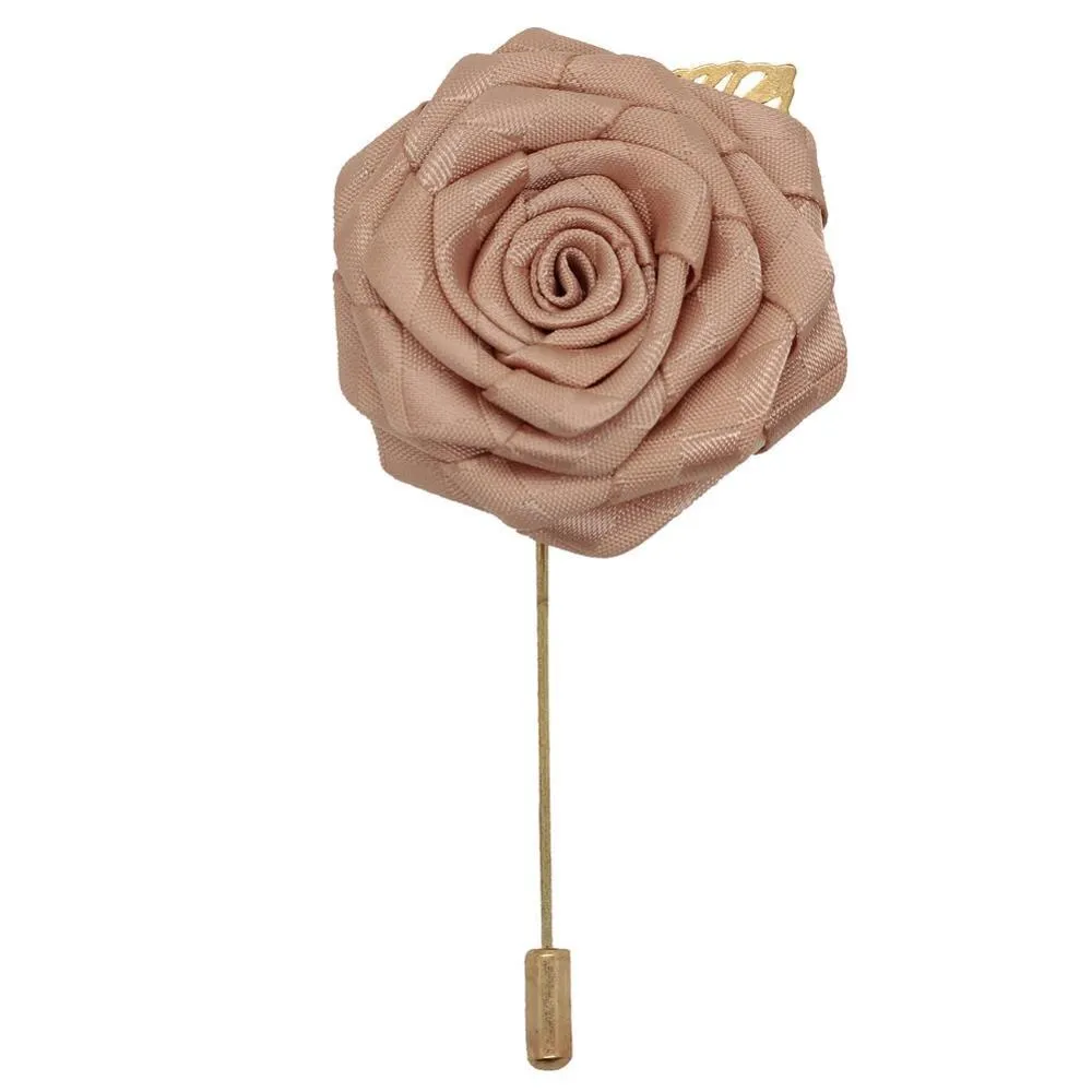 Satin Rose Lapel Pin