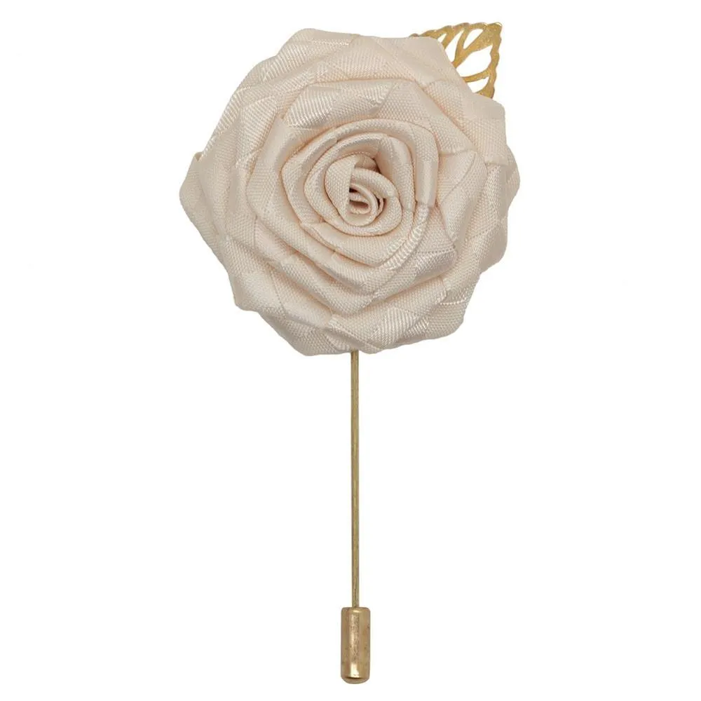 Satin Rose Lapel Pin