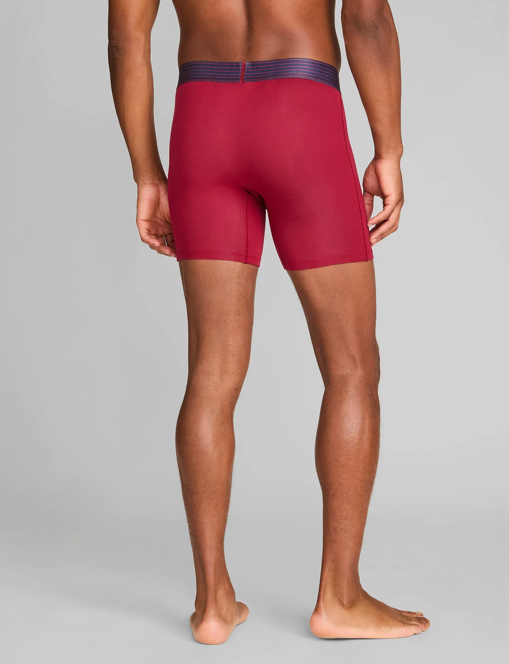 Second Skin Mid-Length Boxer Brief 6"