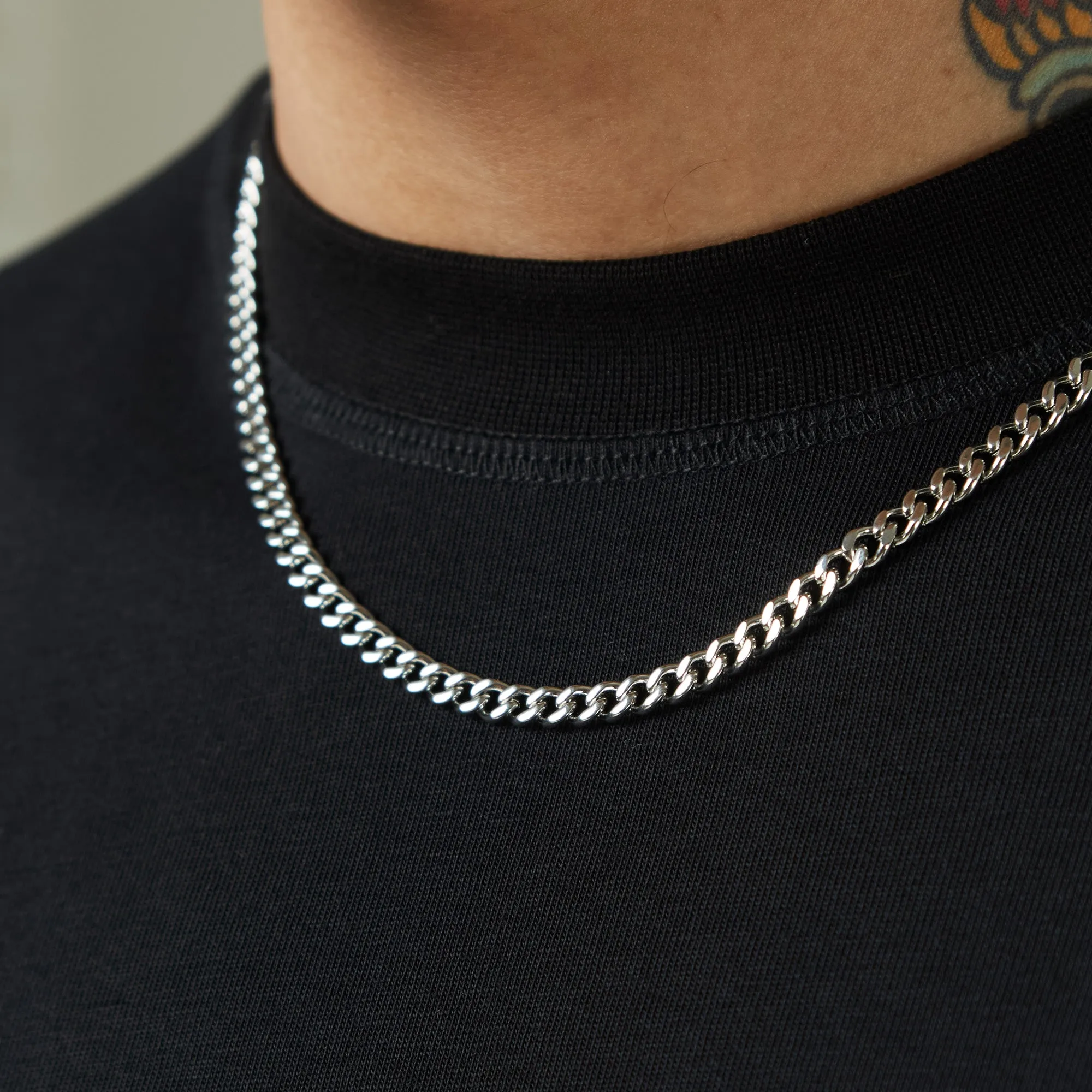 Thick Cuban Chain | Silver